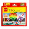 Cello Trio Tri-Grip Erasable Crayons 12 Colours by StatMo.in