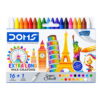 Doms Extra Long Wax Crayons 16 Shades by StatMo.in