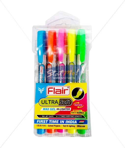 Flair Ultra Soft Wax Gel Hi-Lighters by StatMo.in