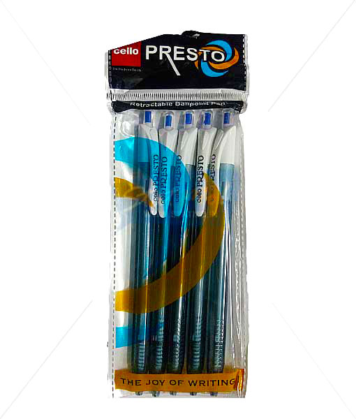 Cello Presto Retractable Ballpoint Pens by StatMo.in