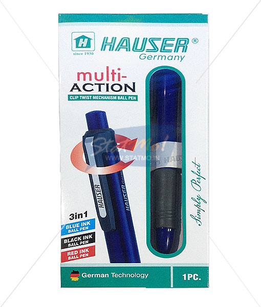 Hauser Multi Action 3 In 1 Ball Pen by StatMo.in