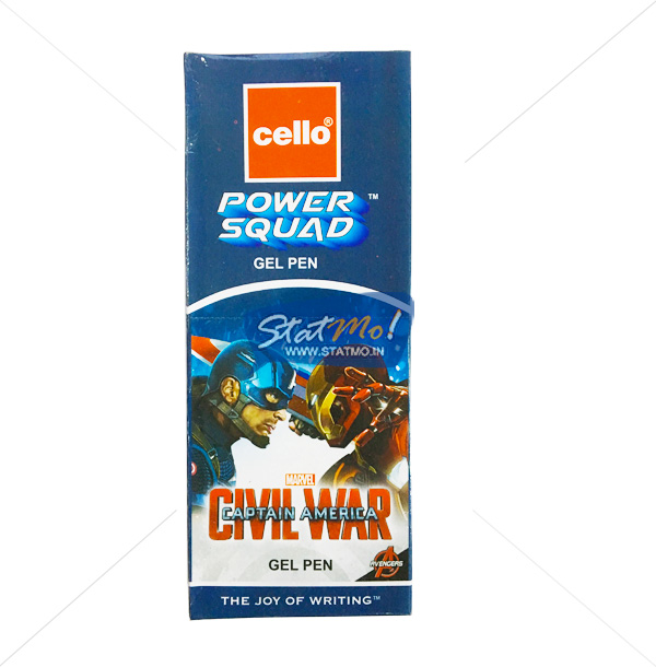 Cello Power Squad Gel Pen Civil War by StatMo.in