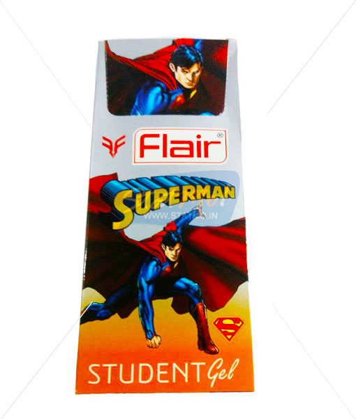 Flair Superman Student Gel Pens by StatMo.in