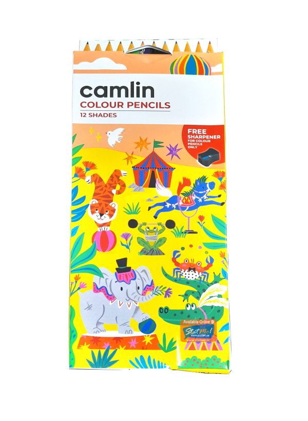 Camlin Colour Pencils 12 Shades by StatMo.in