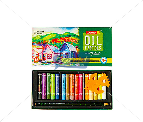 camlin oil pastels 15 shades