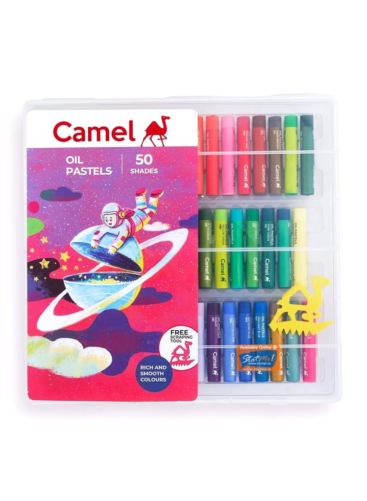 Fdit Pastels doux 26 pièces Pastels à l'huile 24 Couleurs Doux Crémeux
