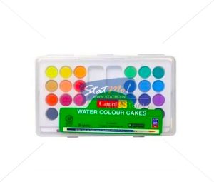 Camlin Students Water Colour Cakes 24 Shades by StatMo.in