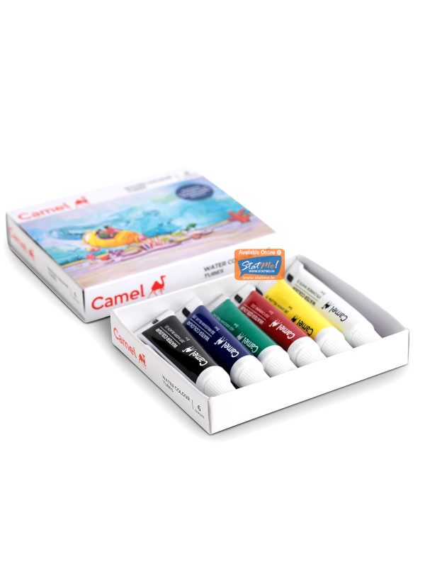 Camlin Students Water Colour Tubes 6 Shades by StatMo.in