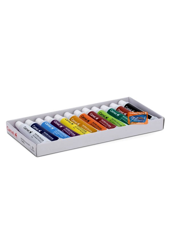 Camlin Students Water Colours Tubes 12 Shades by StatMo.in