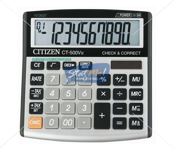 Citizen Calculator Check & Correct Series (10 Digits) by StatMo.in