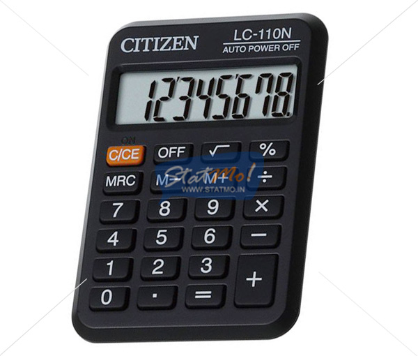 Citizen Calculator Pocket 8 Digits Series by StatMo.in