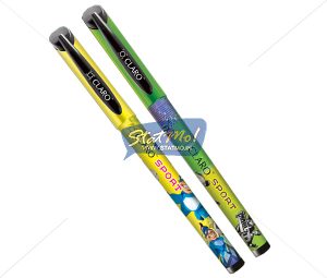 Claro Sporty Ball and Gel Pens Set of 5 by StatMo.in