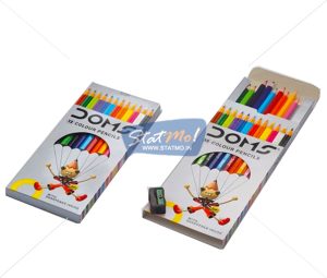 Doms 12 Long Colours Pencils by StatMo.in