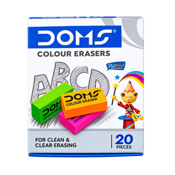 Doms Coloured Eraser by StatMo.in