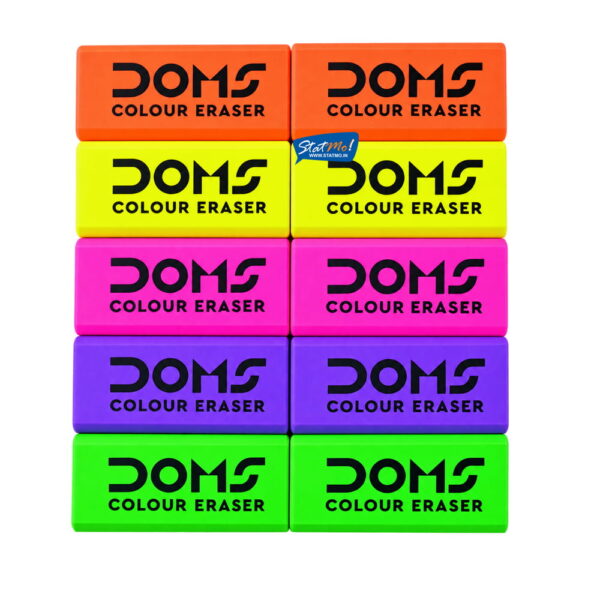 Doms Coloured Eraser by StatMo.in
