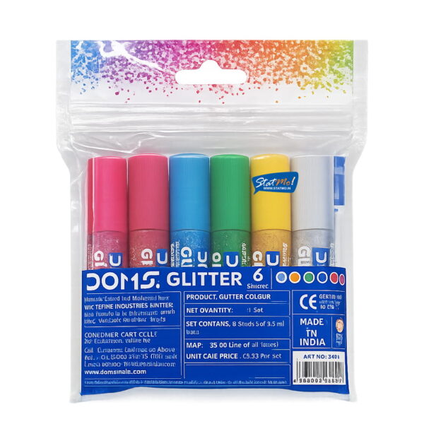 Doms Glitter 6 Shades by StatMo.in