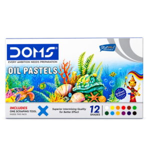 Doms Oil Pastel 12 Shades by StatMo.in