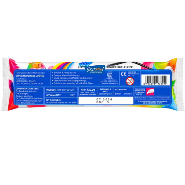 Doms Tempra Colour 12 Shades by StatMo.in