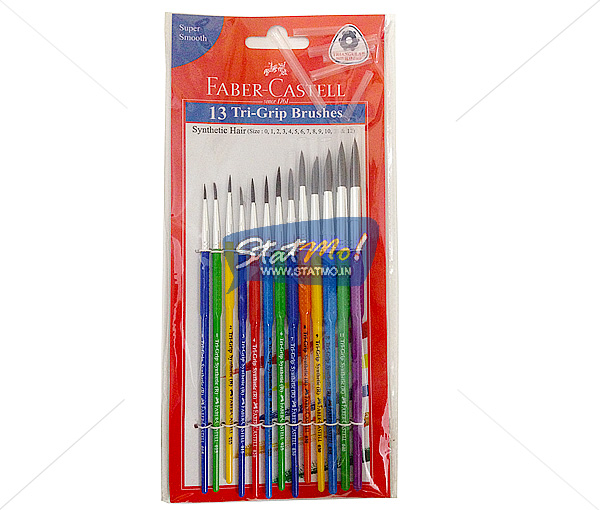 Faber Castell 13 Tri Grip Brushes by StatMo.in