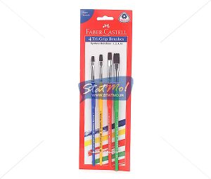 Faber Castell 4 Tri Grip Brushes by StatMo.in