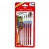 Faber Castell 7 Paint Brushes Pony Hair Round Brush by StatMo.in