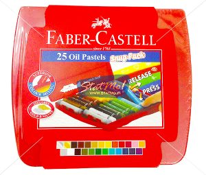 Faber Castell Oil Pastel 25 Sung Pack by StatMo.in