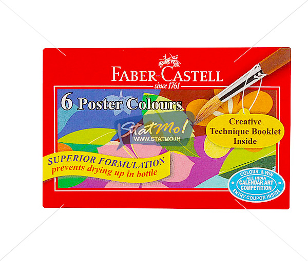 Faber Castell Poster Colour 6 Shades by StatMo.in