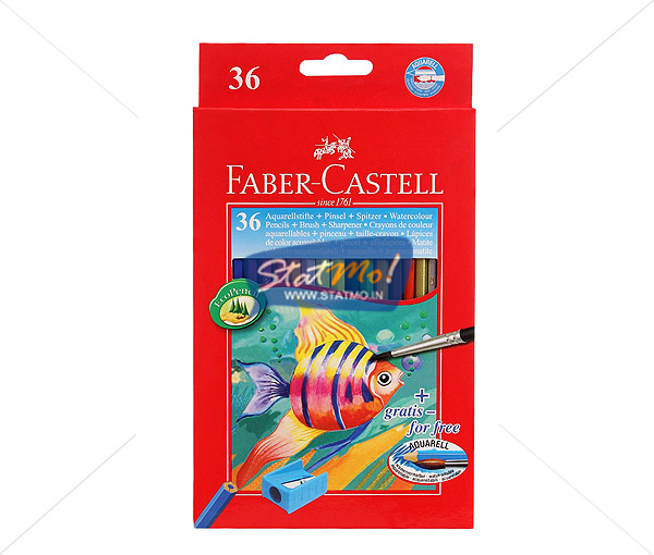 Faber Castell WS Colour Pencils FL CB 36 Shades by StatMo.in