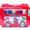 Faber Castell Wax Crayons Bus 64 Shades by StatMo.in