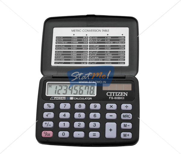 Citizen Calculator Pocket 8 Digit Series by StatMo.in