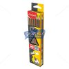 Maped Black Peps Graphite Pencile – HB Box Of 12 Pencil by StatMo.in