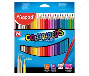 Maped Color Pencils 24 Shades by StatMo.in