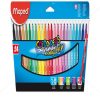 Maped Felt Pens X 24 In Cardboard Pack by StatMo.in