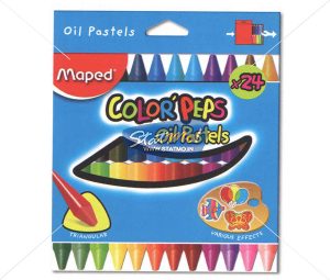 Maped Oil Pastel In Box of 24 by StatMo.in