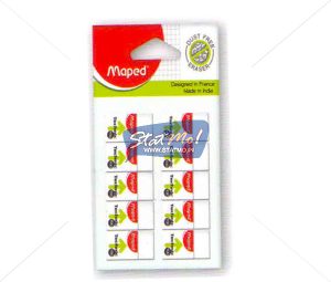 Maped Technic 100 Eraser (Pouch of 10pcs) by StatMo.in