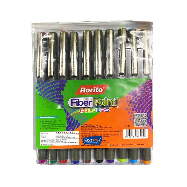 Rorito Fiberpoint Colours Assorted by StatMo.in