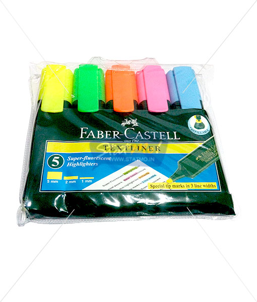 Faber Castell Textliner Assorted Colour by StatMo.in