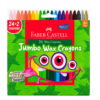 Faber Castell Wax Crayon Jumbo 24 Shades by StatMo.in