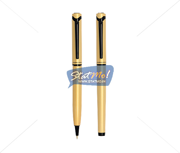 Submarine Aspire Gold Ball and Roller Pen Set by StatMo.in