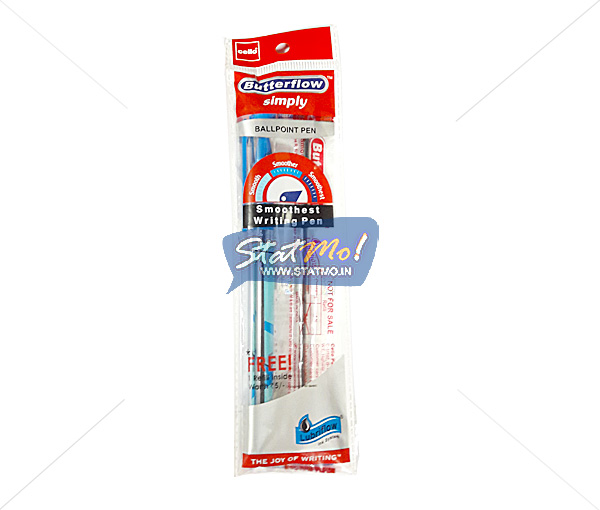 Cello Butterflow Simply Ball Point Pen With Refill by StatMo.in