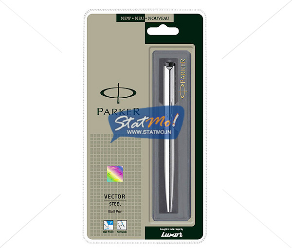 Parker Vector Stainless Steel CT Ball Pen by StatMo.in