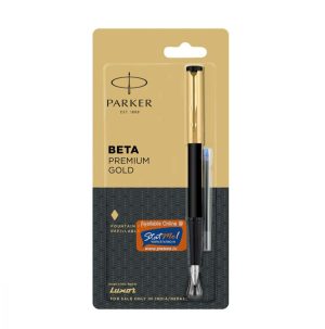 Parker Beta Premium Gold Fountain Pen GT by StatMo.in