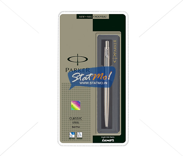 Parker Classic Stainless Steel CT Ball Pen by StatMo.in