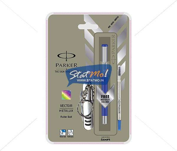 Parker Vector Mettalix CT Roller Ball Pen by StatMo.in