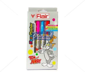 Flair Neon Poster Gel Colour Set of 5 by StatMo.in