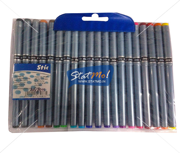 Stic Hi-Fi Steel Fine Liner Regular 20 Color Set by StatMo.in