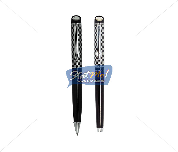 Submarine Chekers Cross Ball and Roller Pen Set by StatMo.in