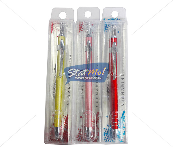 Submarine Mini Diary Ball Pen by StatMo.in