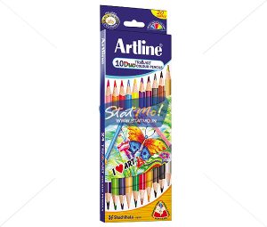 Artline Duo Art Colour Pencil Set of 10 by StatMo.in