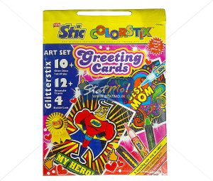 Stic Colorstix Greeting Cards Glitterstix Art Set